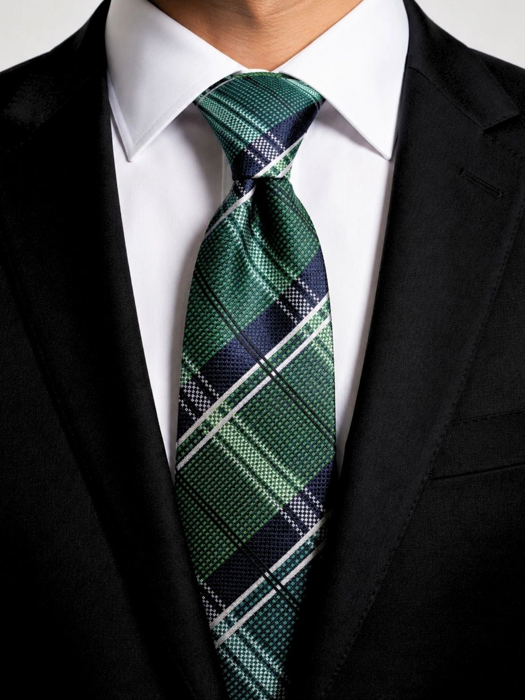 Tie Benon Men Checked Broad Tie-picture-18