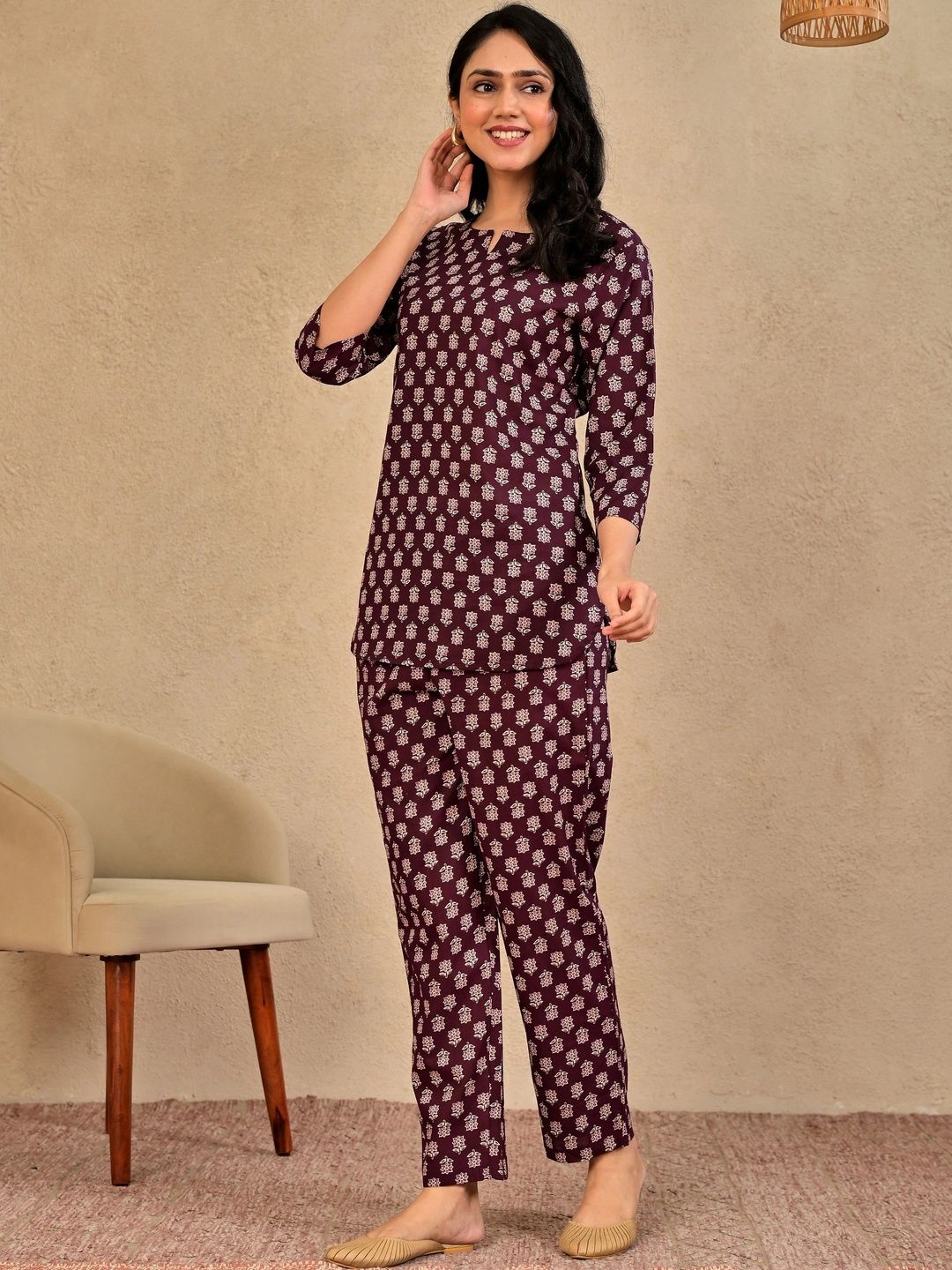 MISS REKHA Women Printed Night suit-picture-53