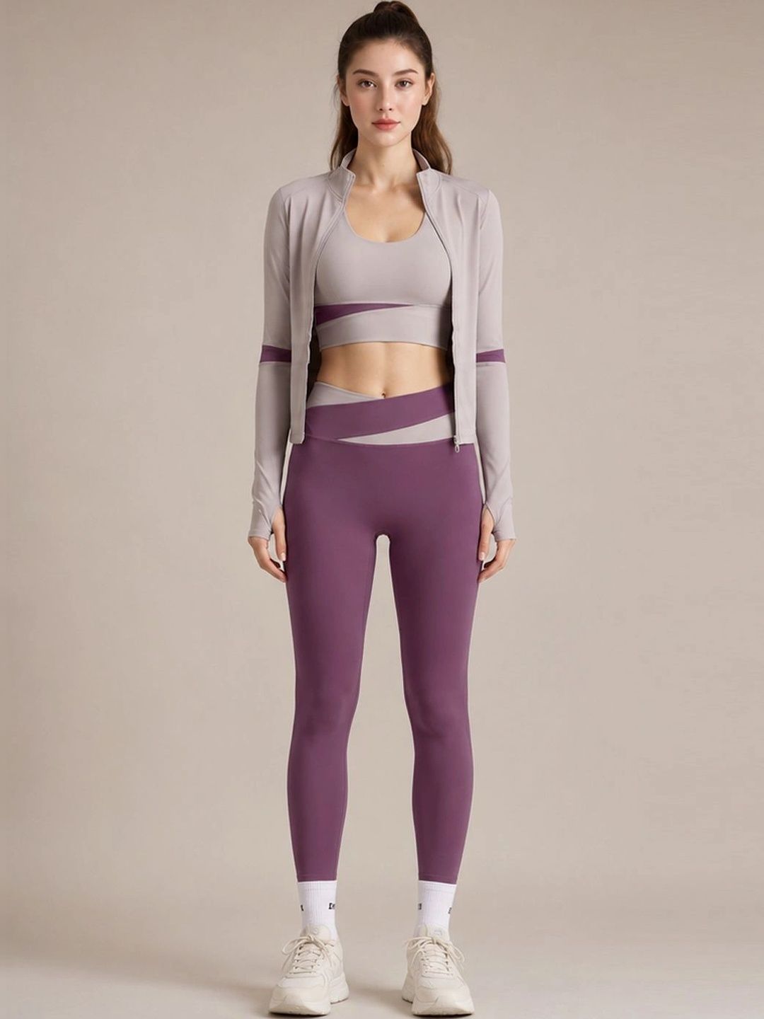 StyleCast Flex Colourblocked Top with Leggings-picture-12