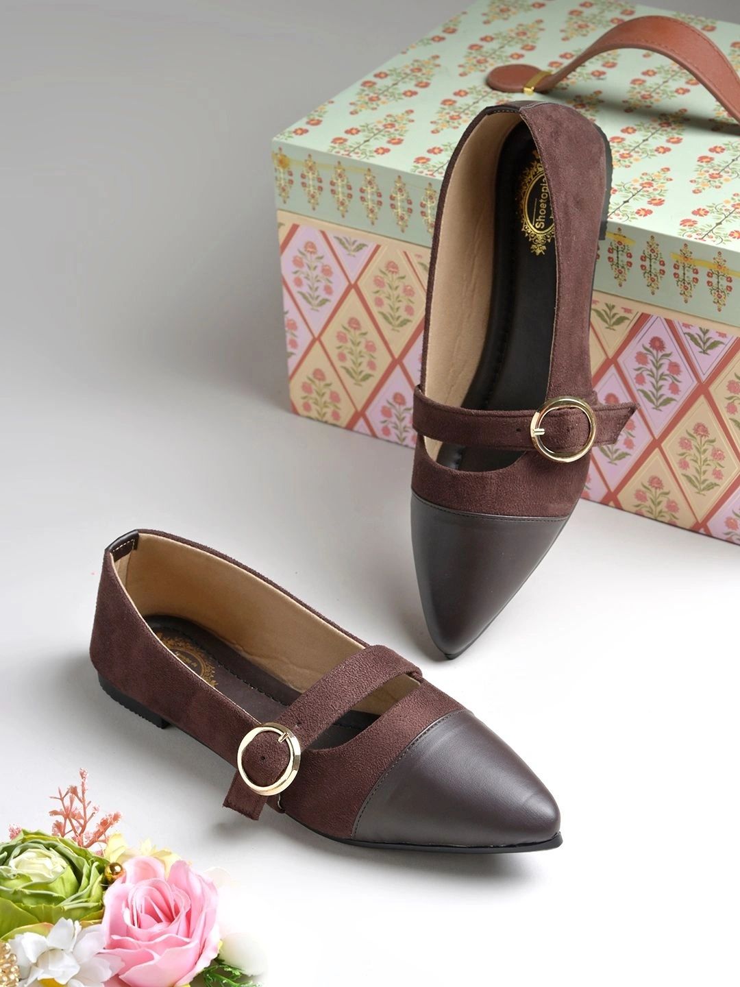 Shoetopia Girls Pointed-Toe Ballerinas-picture-48