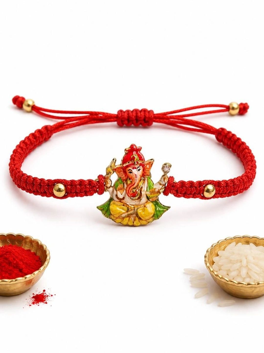 EL REGALO Men Enamelled Charm Rakhi-image-19