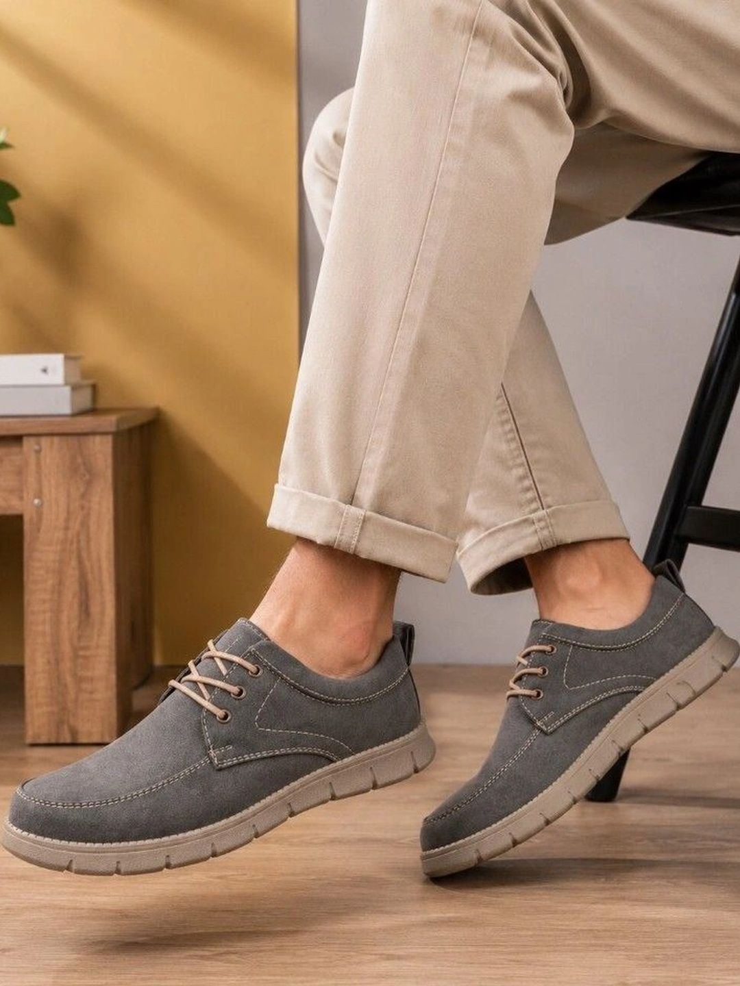 Roadster Men Suede Sneakers-image-25