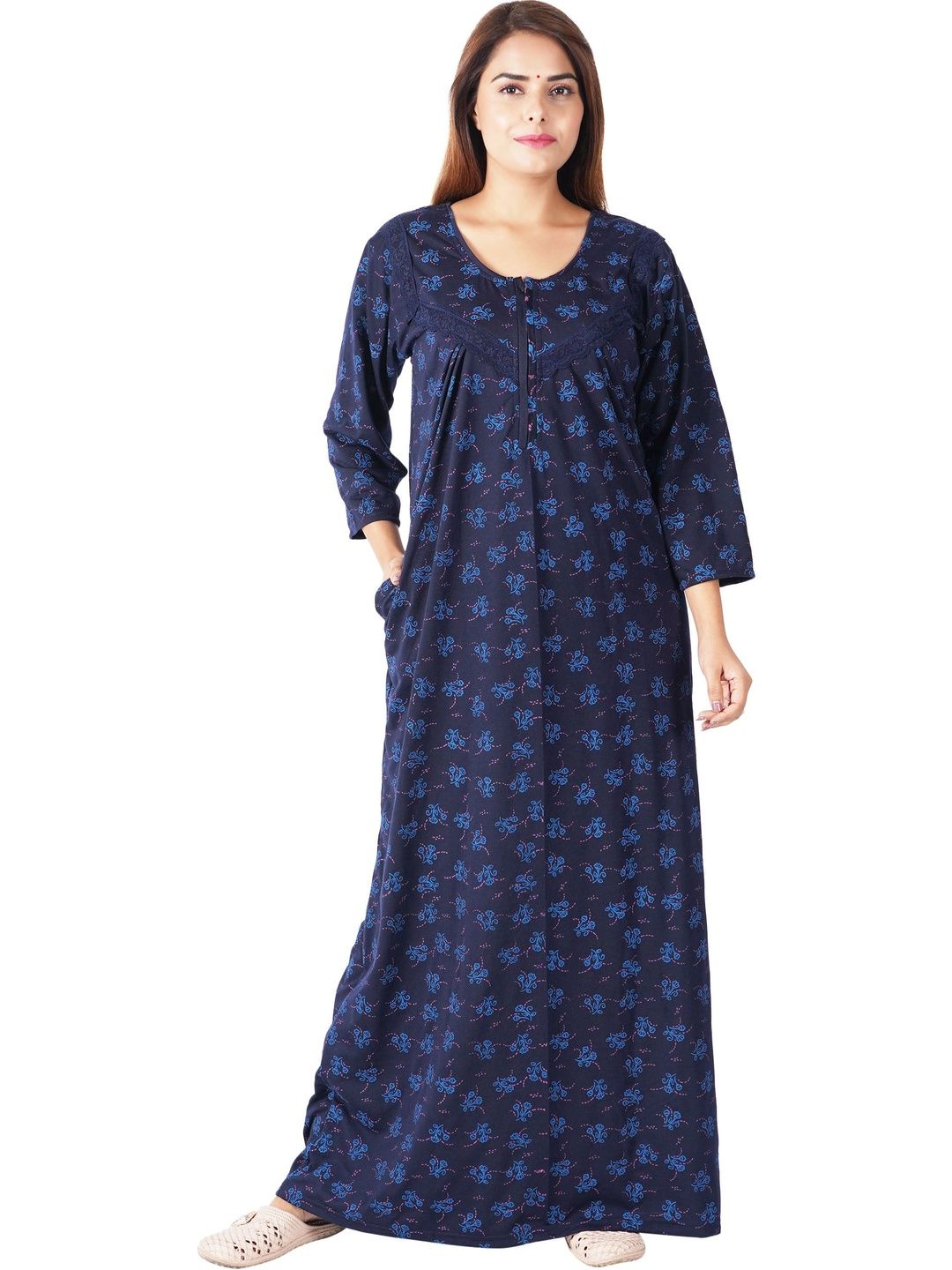 XELLENCE Printed Maxi Nightdress-picture-26