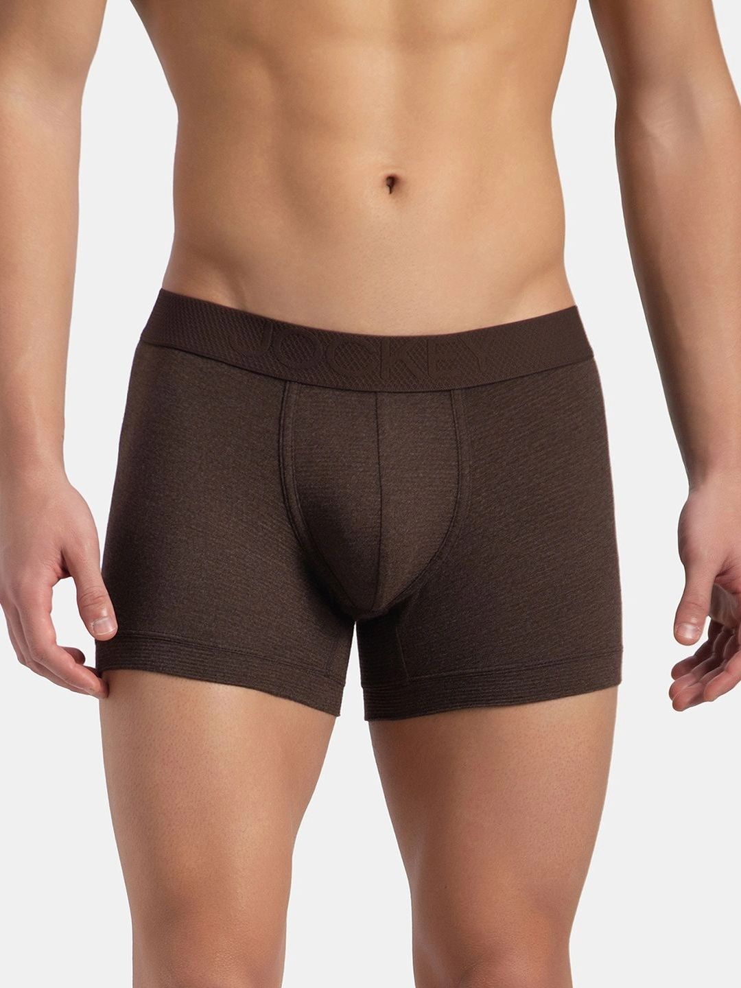 Jockey Cotton Blend Solid Trunks-picture-37