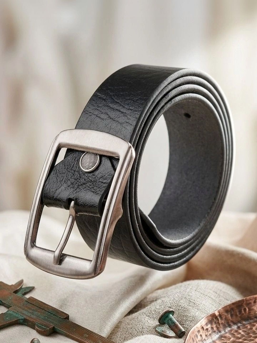 Roadster Men Textured Leather Formal Belt-picture-29