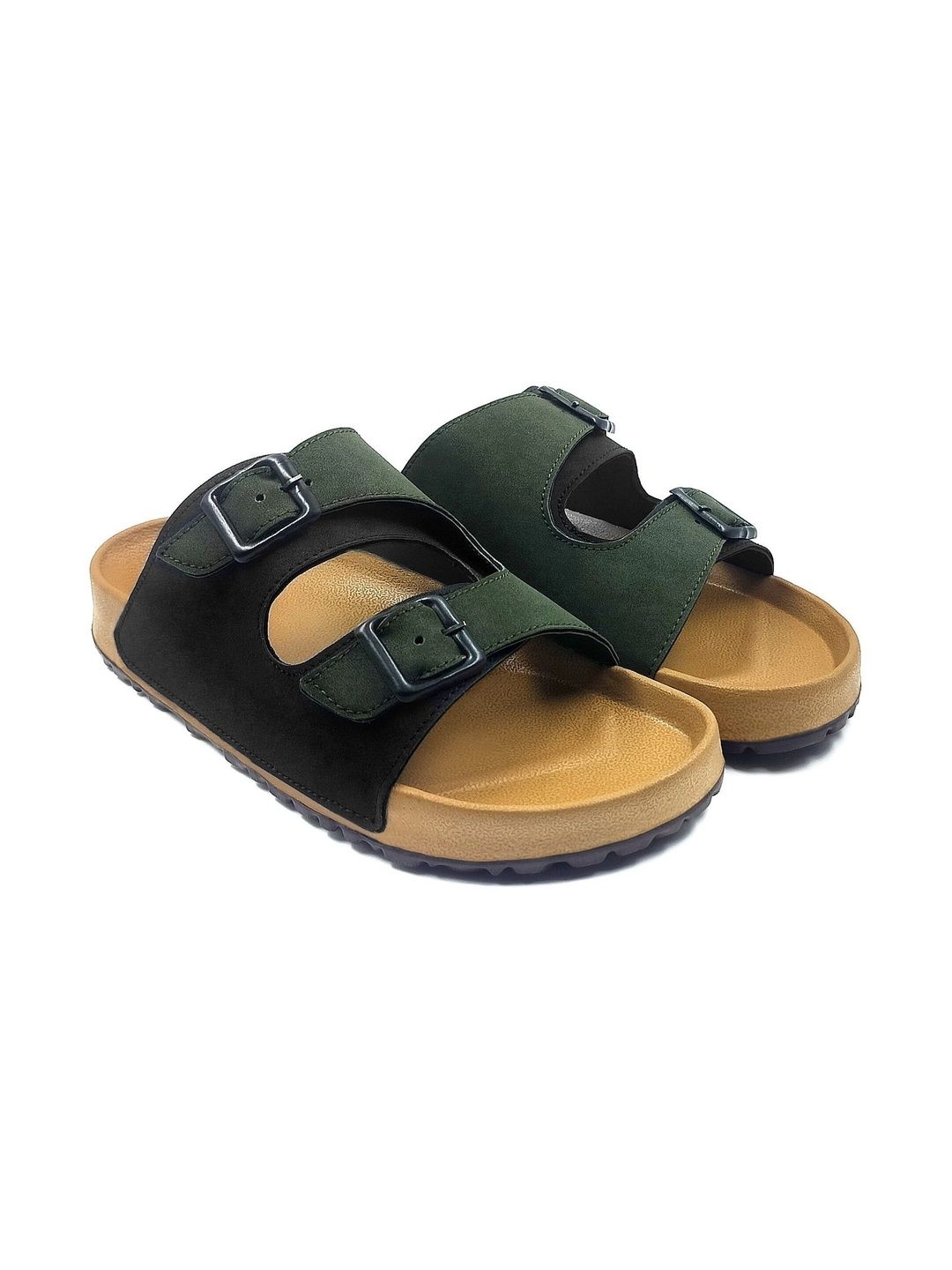 DRACKFOOT Men Colourblocked Sliders-image-48