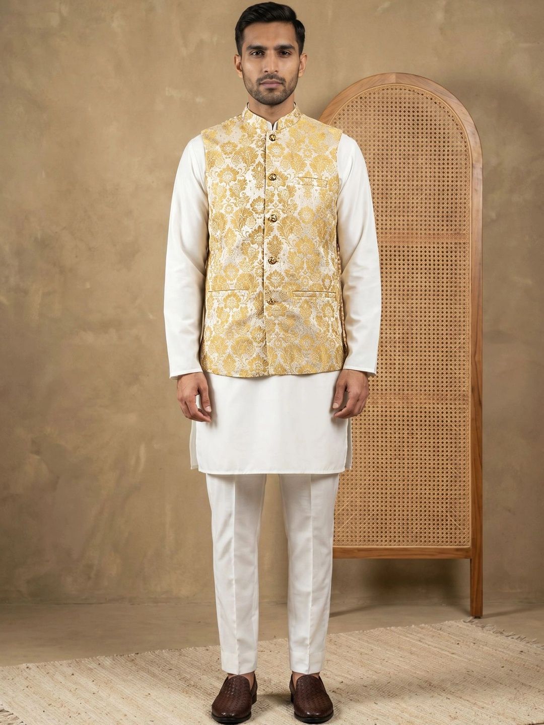 Jompers Men Regular Kurta with Trousers-picture-14