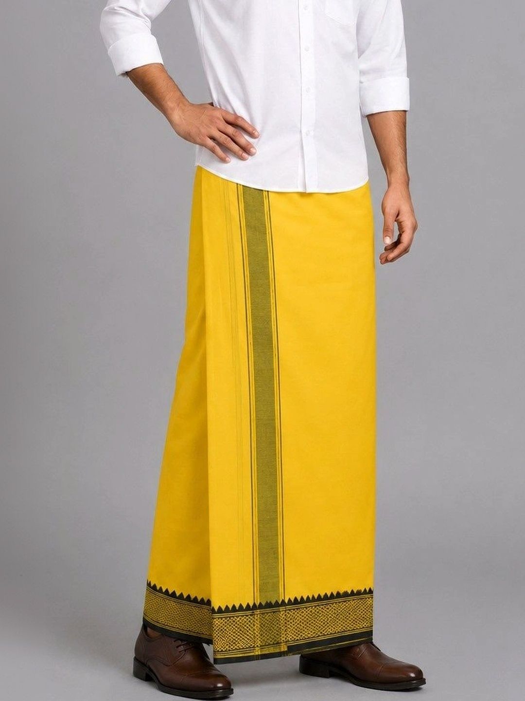 Sharan Elegance Men Cotton Dhoti Dhotis-picture-58