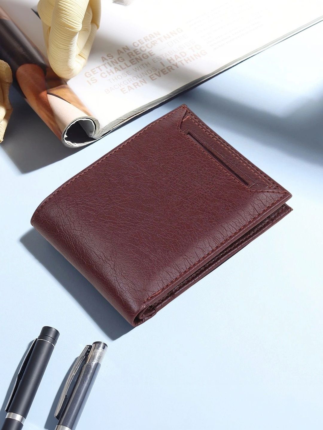 BIF Men Textured PU Two Fold Wallet-picture-35