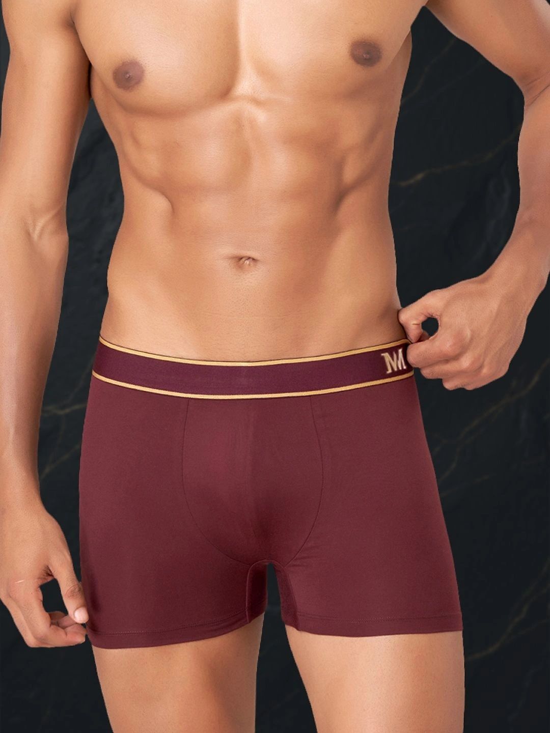 Macroman M-Series Cotton Blend Solid Trunks-picture-13