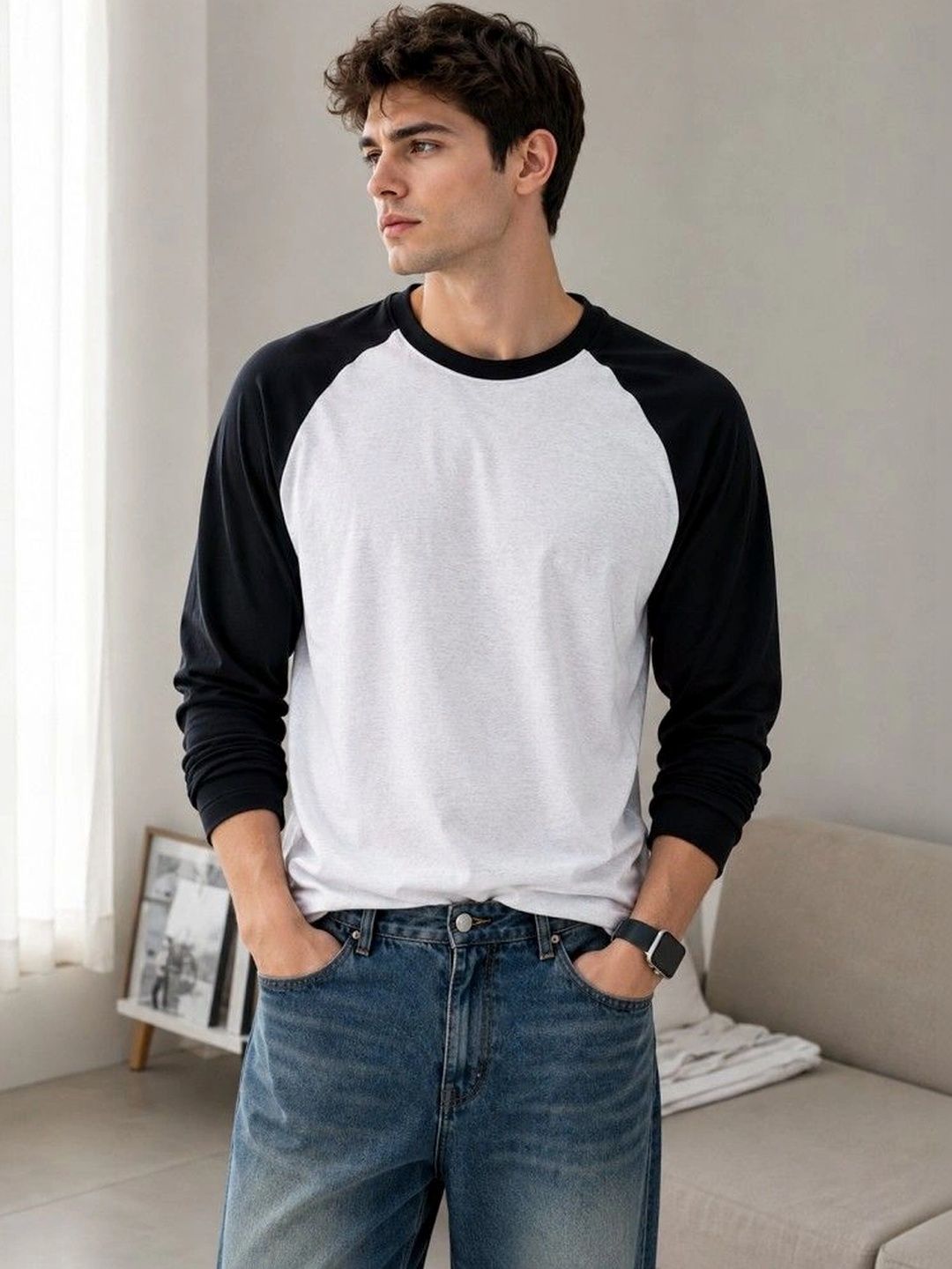 Netclick Men Colourblocked T-shirt-image-30