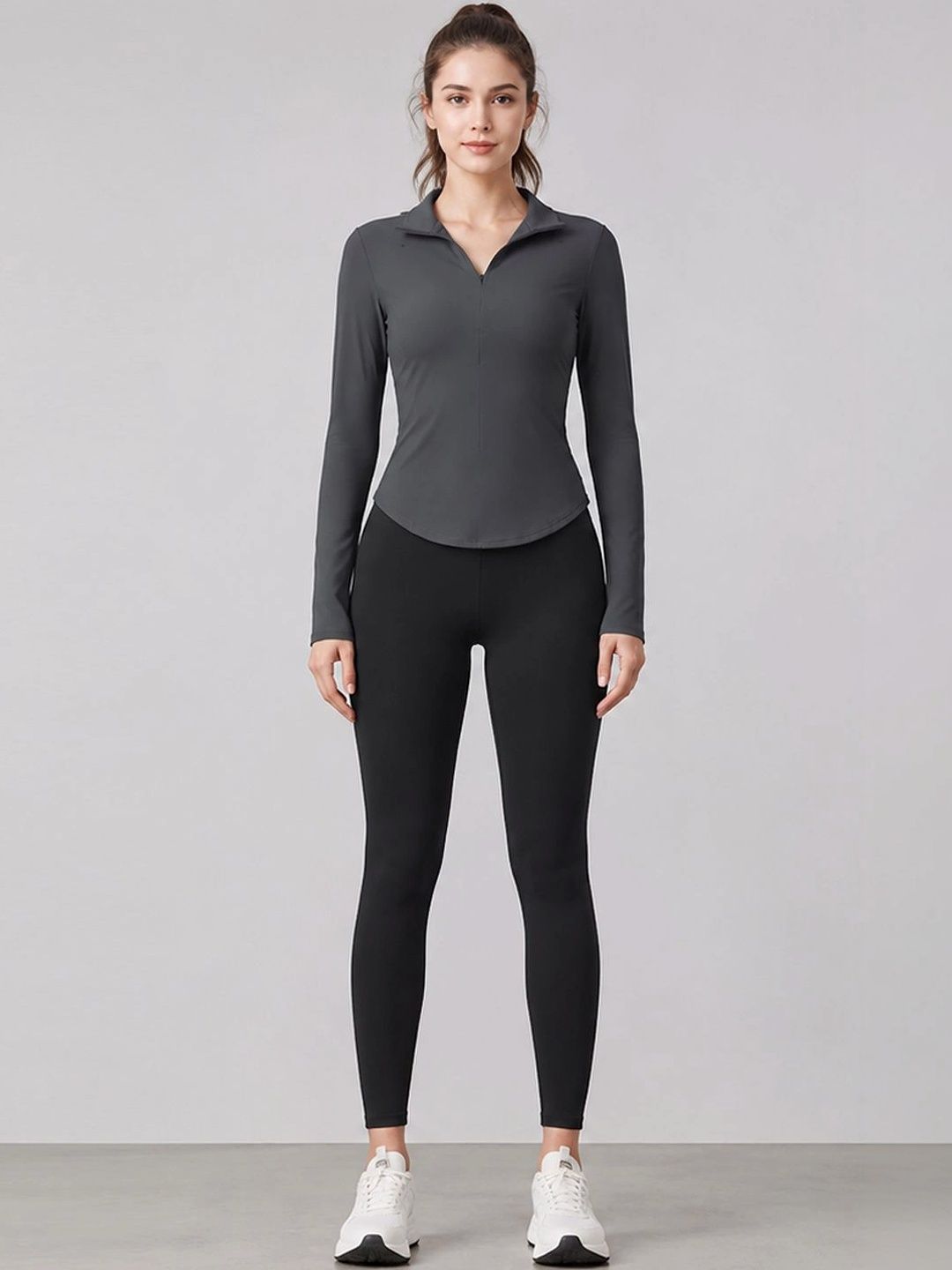 StyleCast Flex Solid T-shirt with Leggings-picture-44