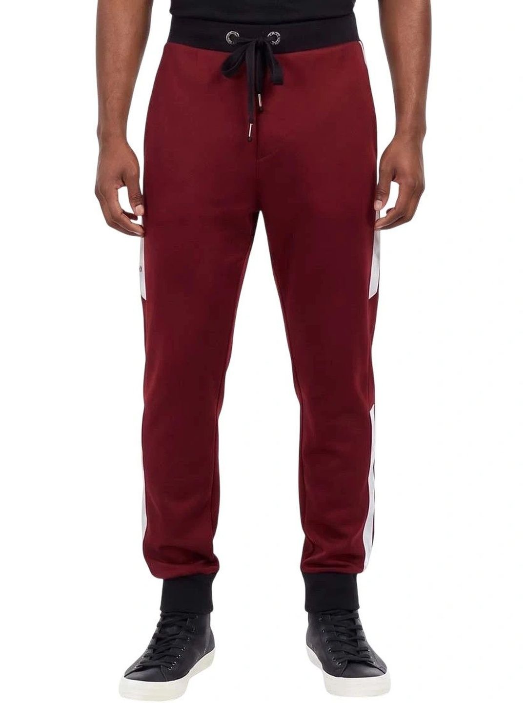 True Religion Men Slim Fit Colourblocked Training Joggers-picture-54