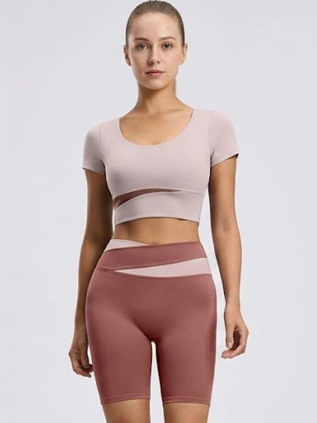 StyleCast Flex Solid T-shirt with Shorts-picture-24