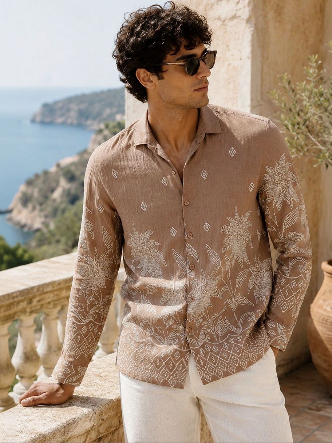 CAHOOT Men Standard Floral Printed Casual Shirt-image-49