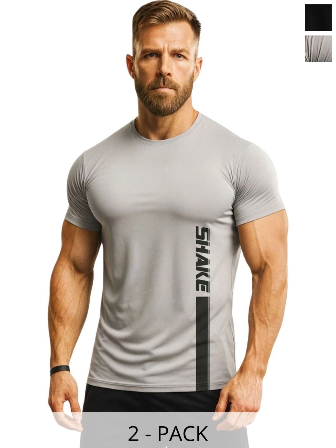 3Colors Men Typography 2 Printed Moisture Wicking T-shirt-picture-58