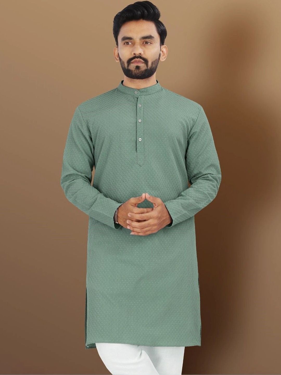VTEXX Men Jacquard Kurta-picture-18