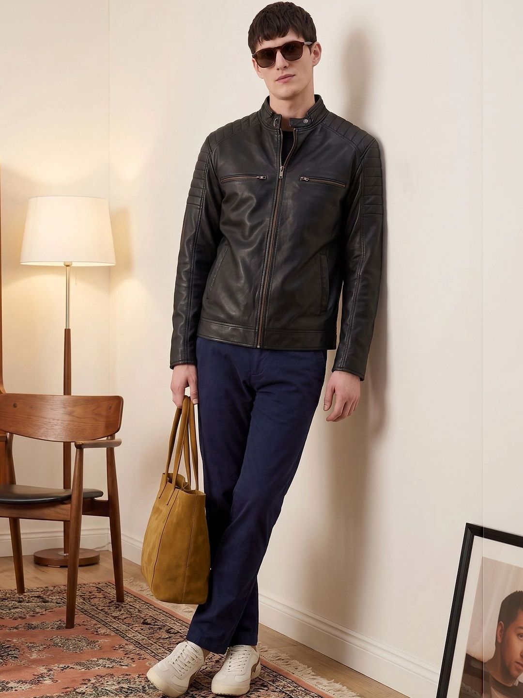 Roadster Men Outdoor Biker Jacket-picture-46