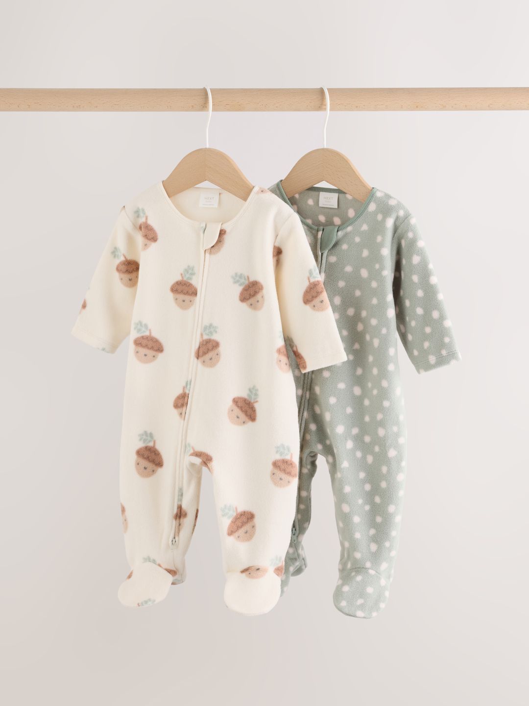NEXT Infant Kids Pack of 2 Printed Sleepsuit-picture-30