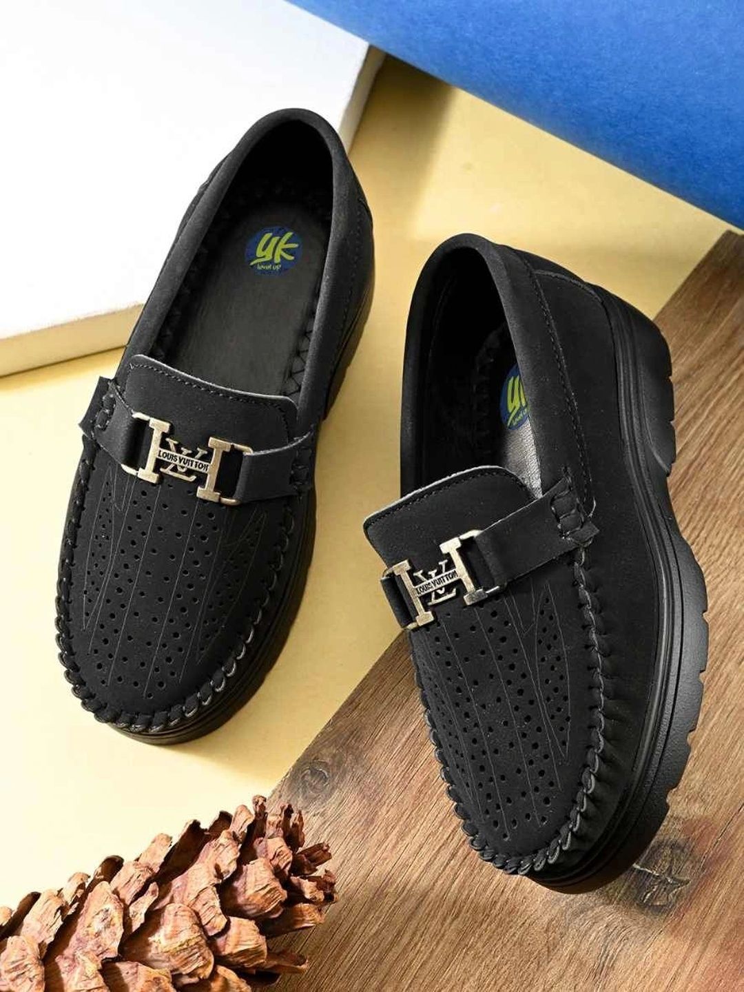YK Boys Perforations Loafers-picture-53