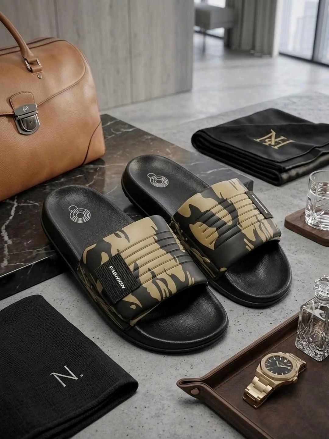 Style Height Men Printed Sliders-picture-10