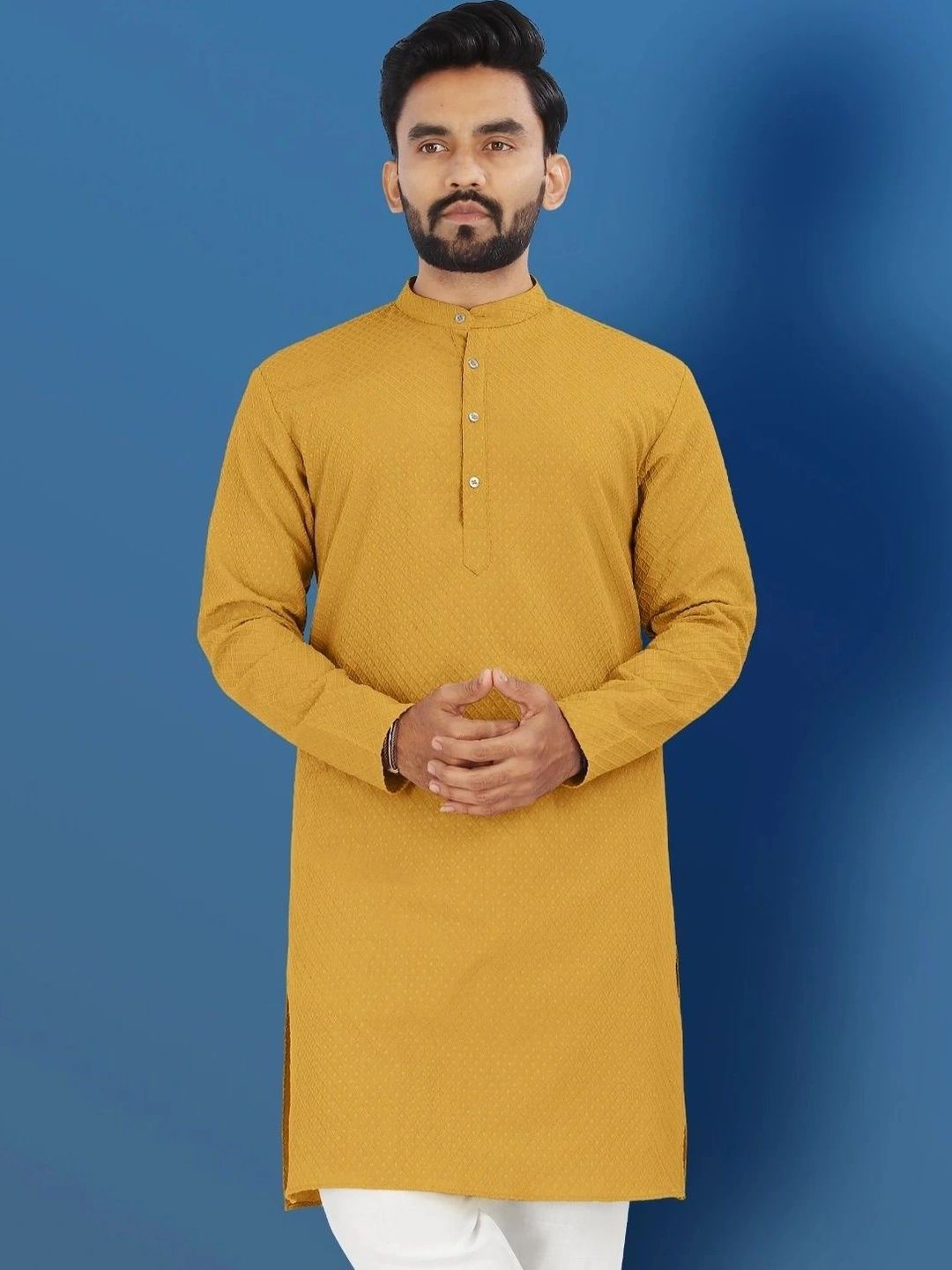 VTEXX Men Jacquard Kurta-picture-12