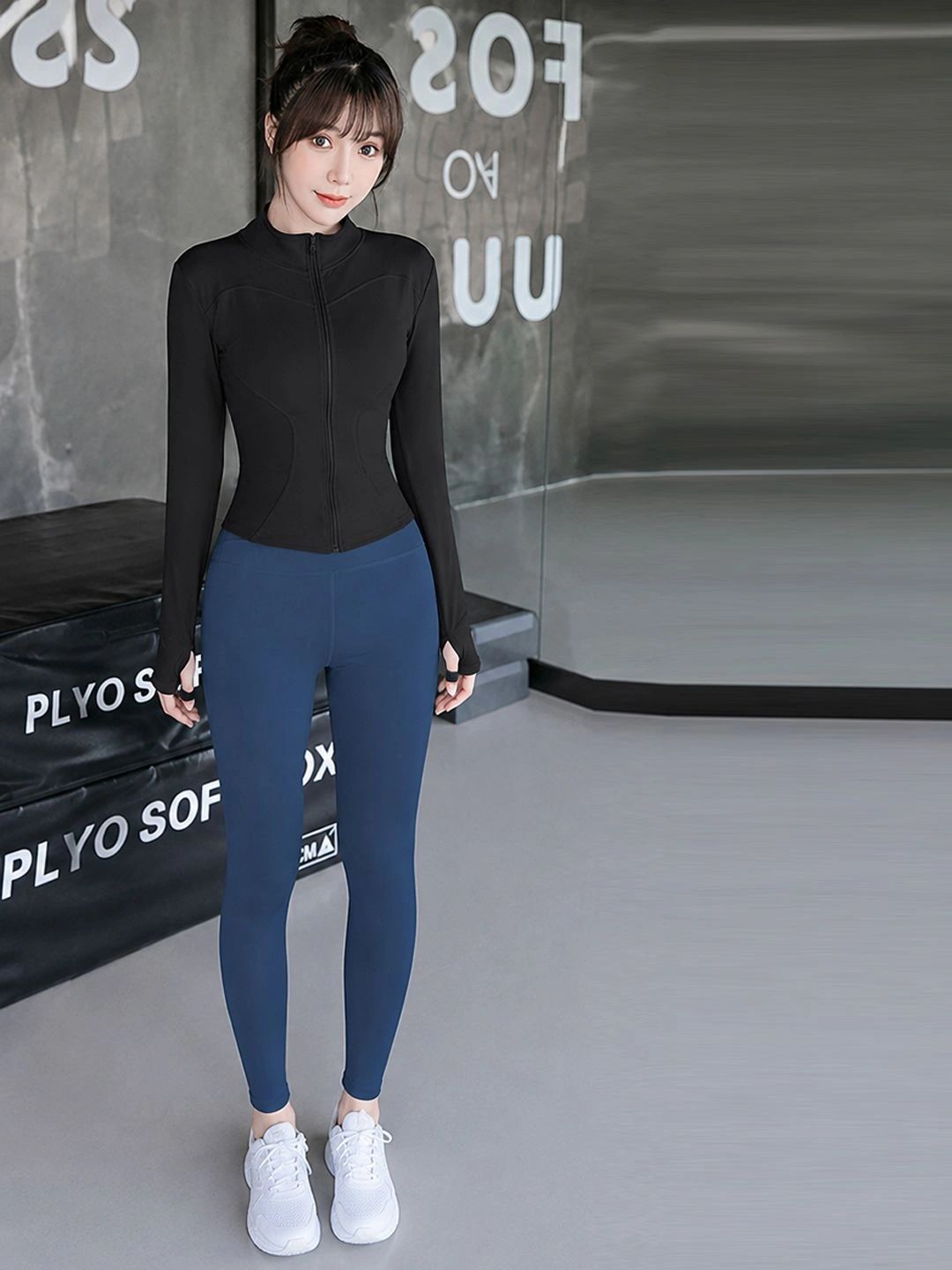StyleCast Flex Solid Top with Leggings-picture-52