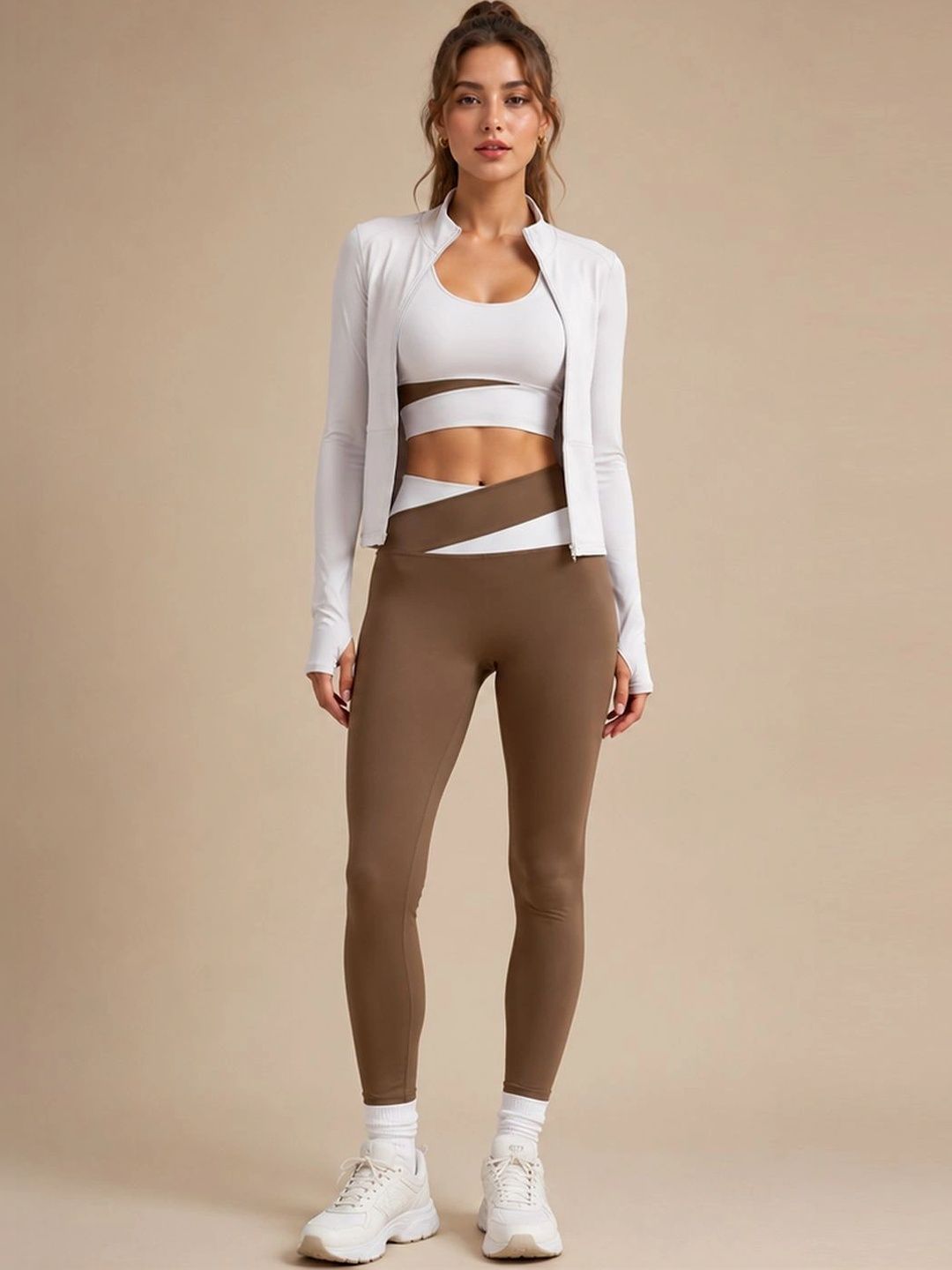 StyleCast Flex Colourblocked Top with Leggings-picture-45