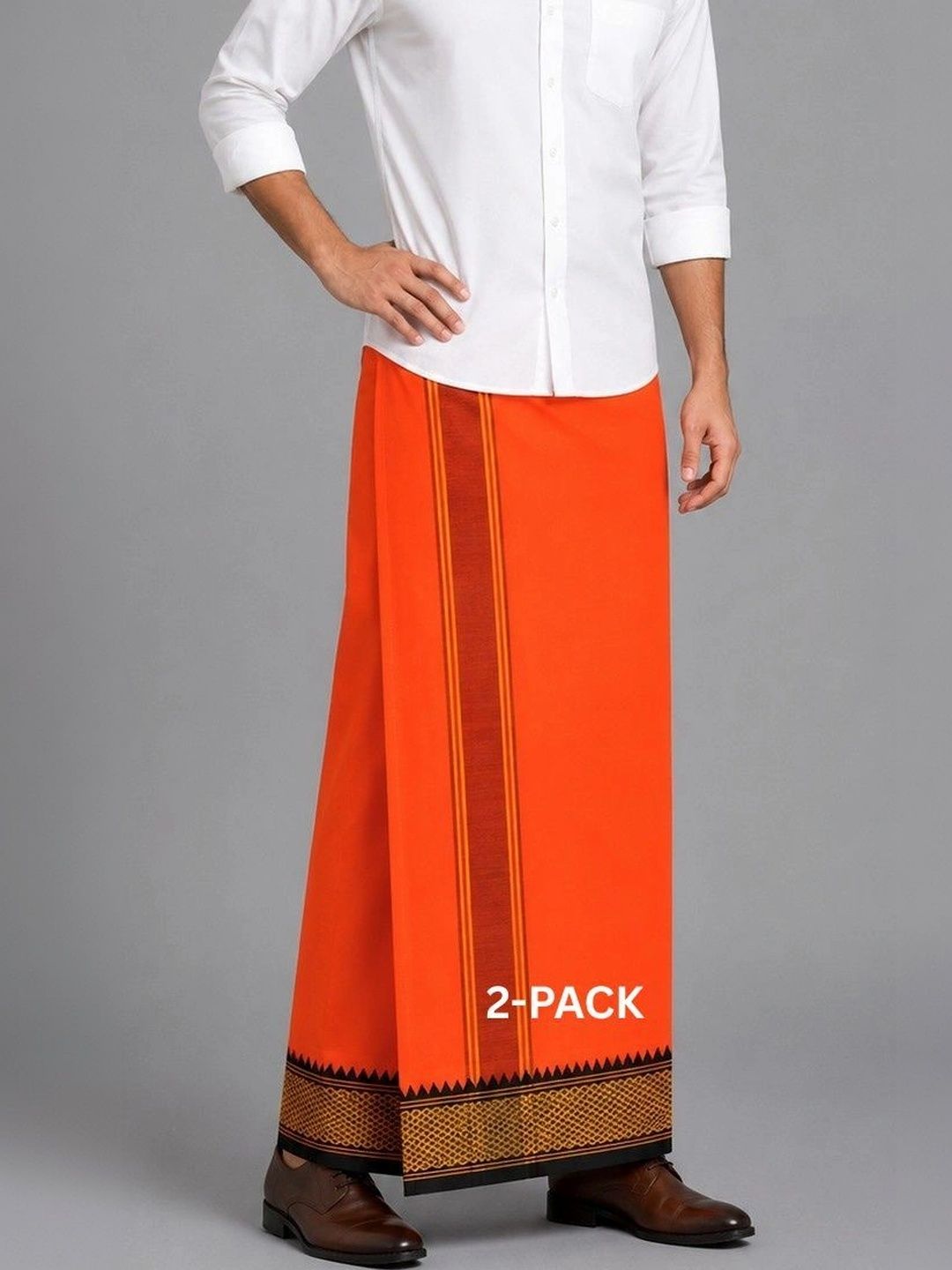 Sharan Elegance Men Cotton Dhoti Dhotis-picture-33