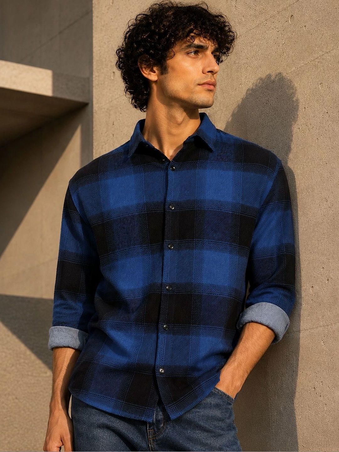 CAHOOT Men Standard Checked Casual Shirt-picture-10