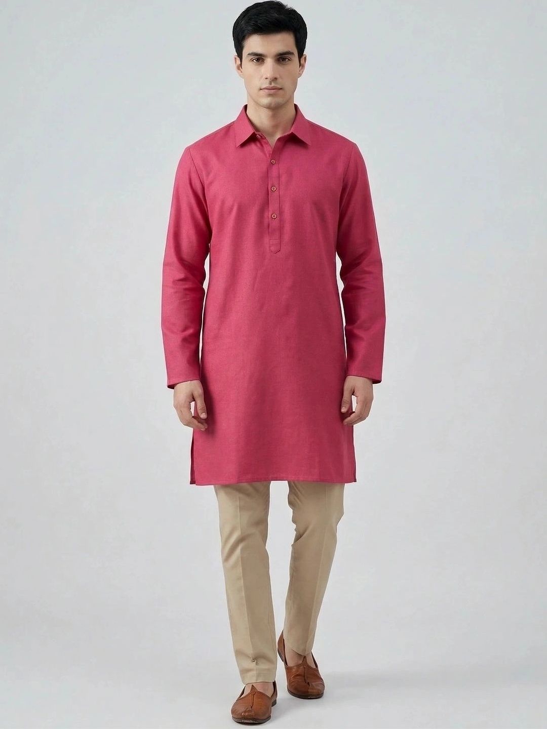Saffron Threads Men Kurta-picture-58