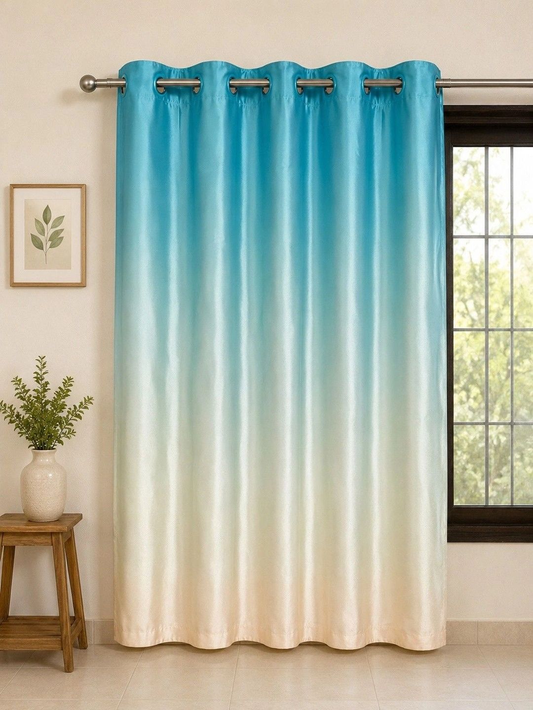 Aura Multicoloured Room Darkening Door Curtain-picture-24