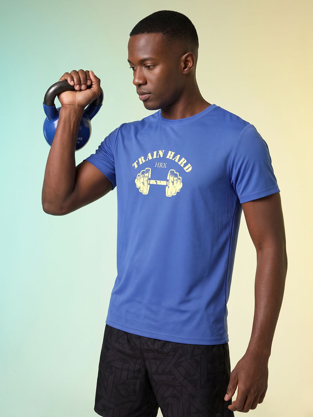 HRX by Hrithik Roshan Typography Printed Rapid Dry Training T-shirt-picture-26
