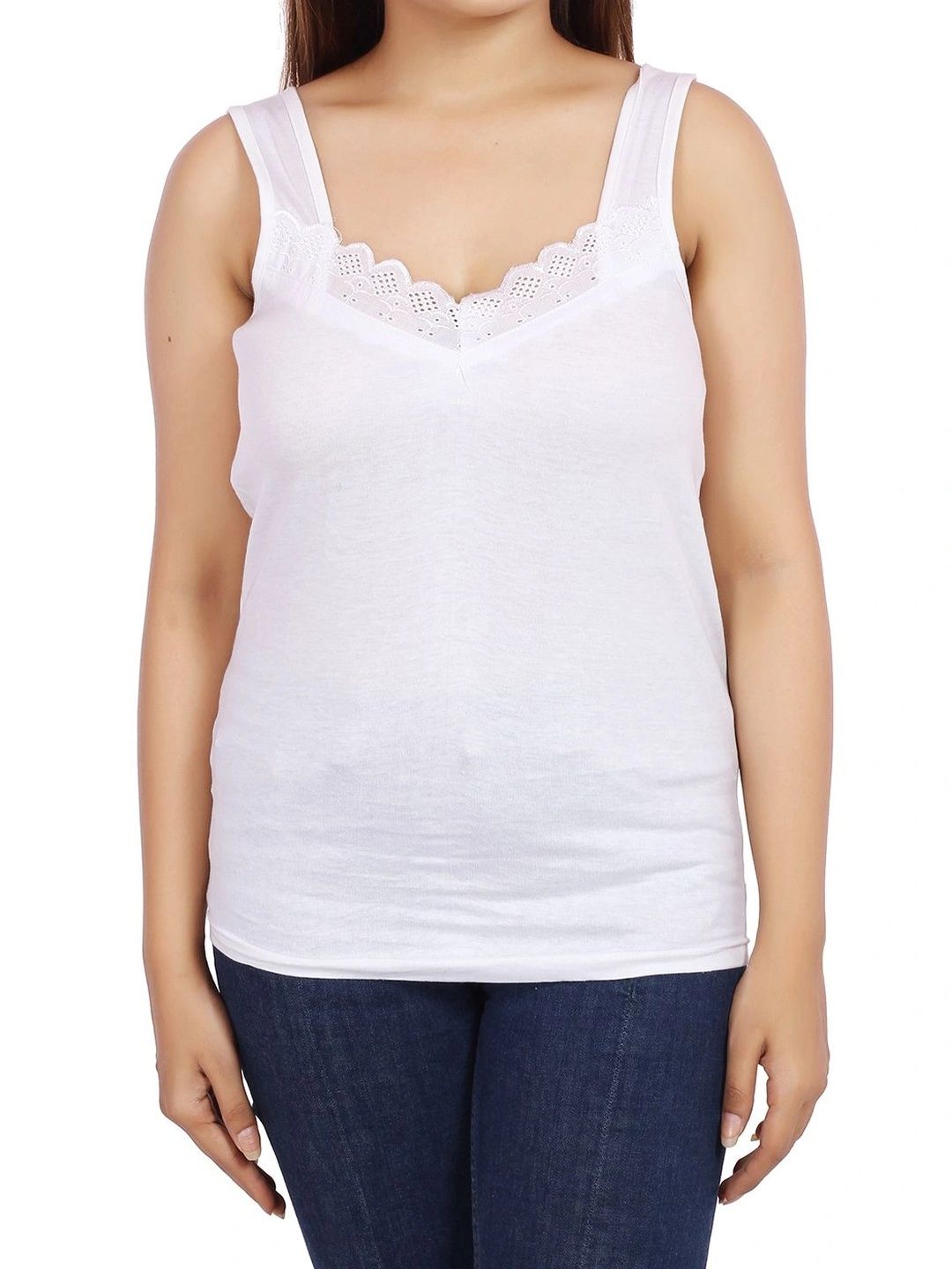 WOMIE Cotton Non Padded Camisoles-picture-21