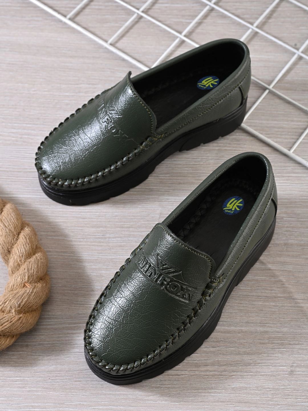 YK Boys Textured Driving Shoes-picture-46