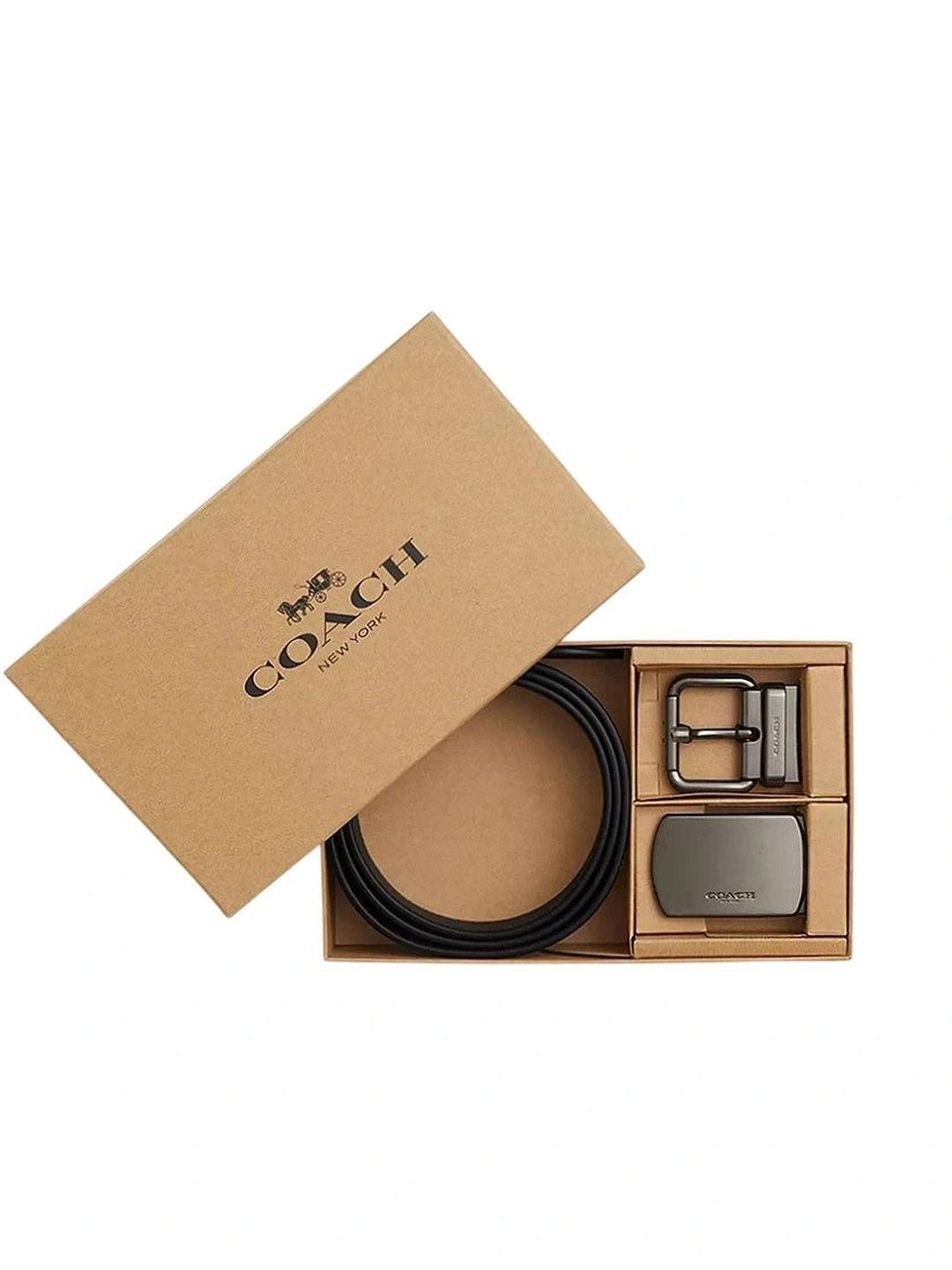 Coach Men Textured Reversible Formal Belt-picture-42