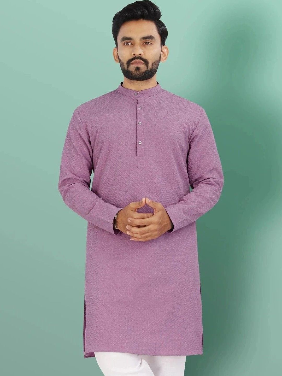 VTEXX Men Jacquard Kurta-picture-15