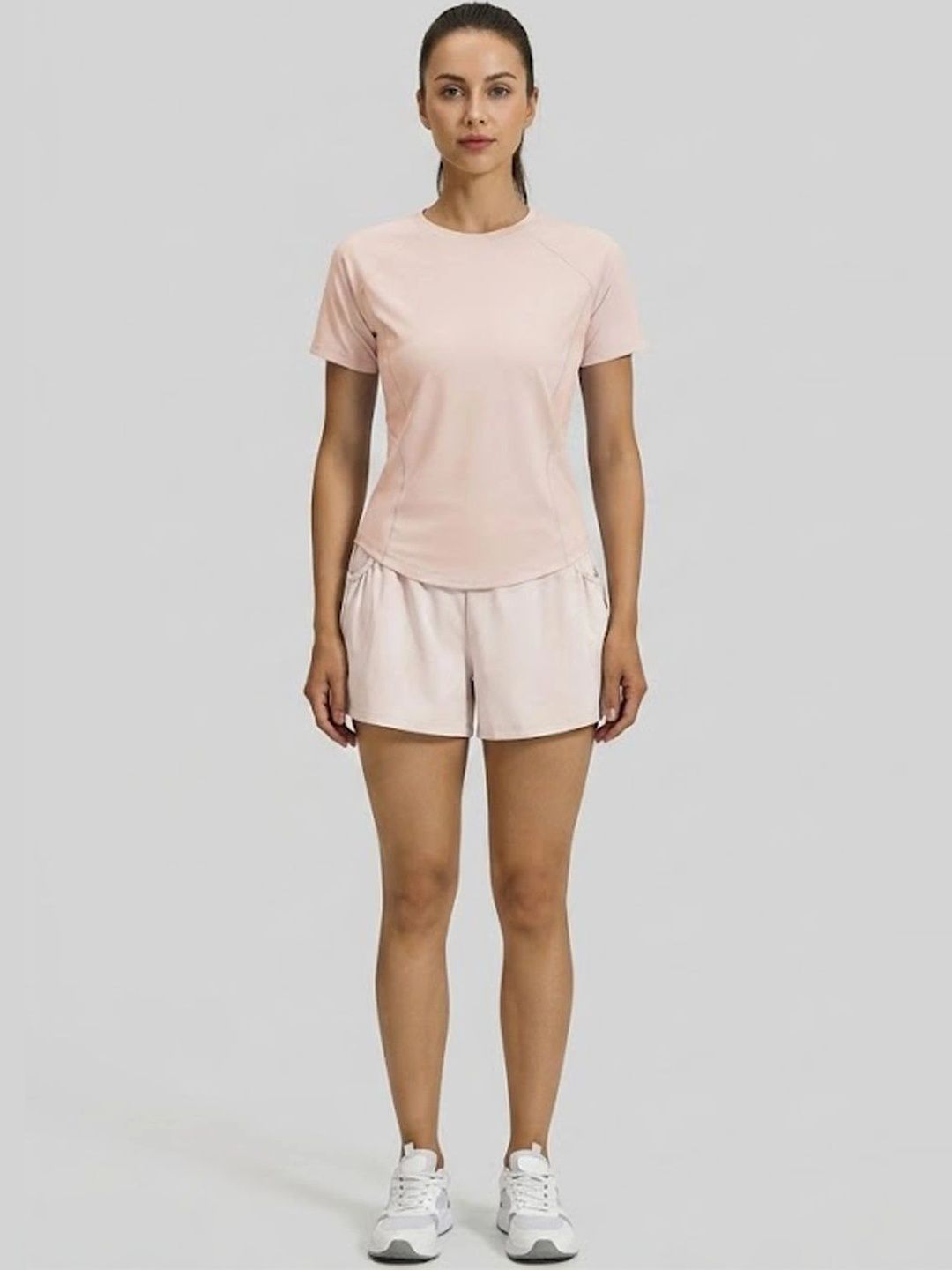 StyleCast Flex Solid T-shirt with Shorts-picture-29