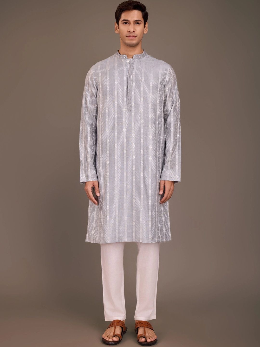 House of Pataudi Men Kurta-picture-25