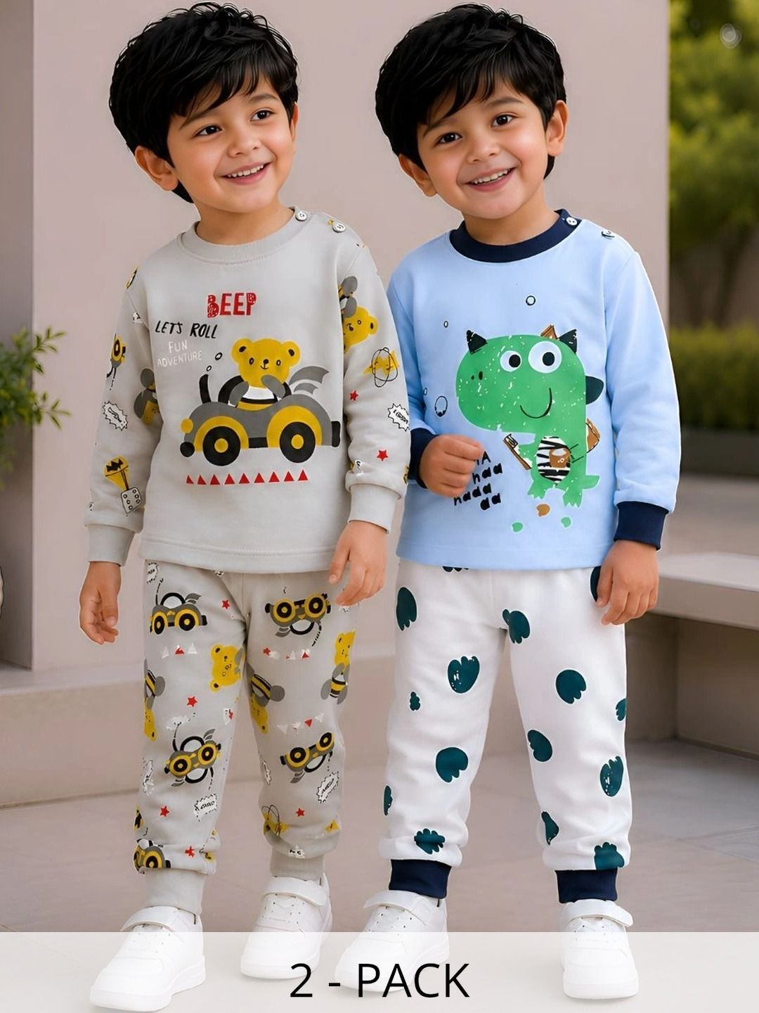 VP TEXX Boys Printed T-shirt with Pyjamas-picture-25