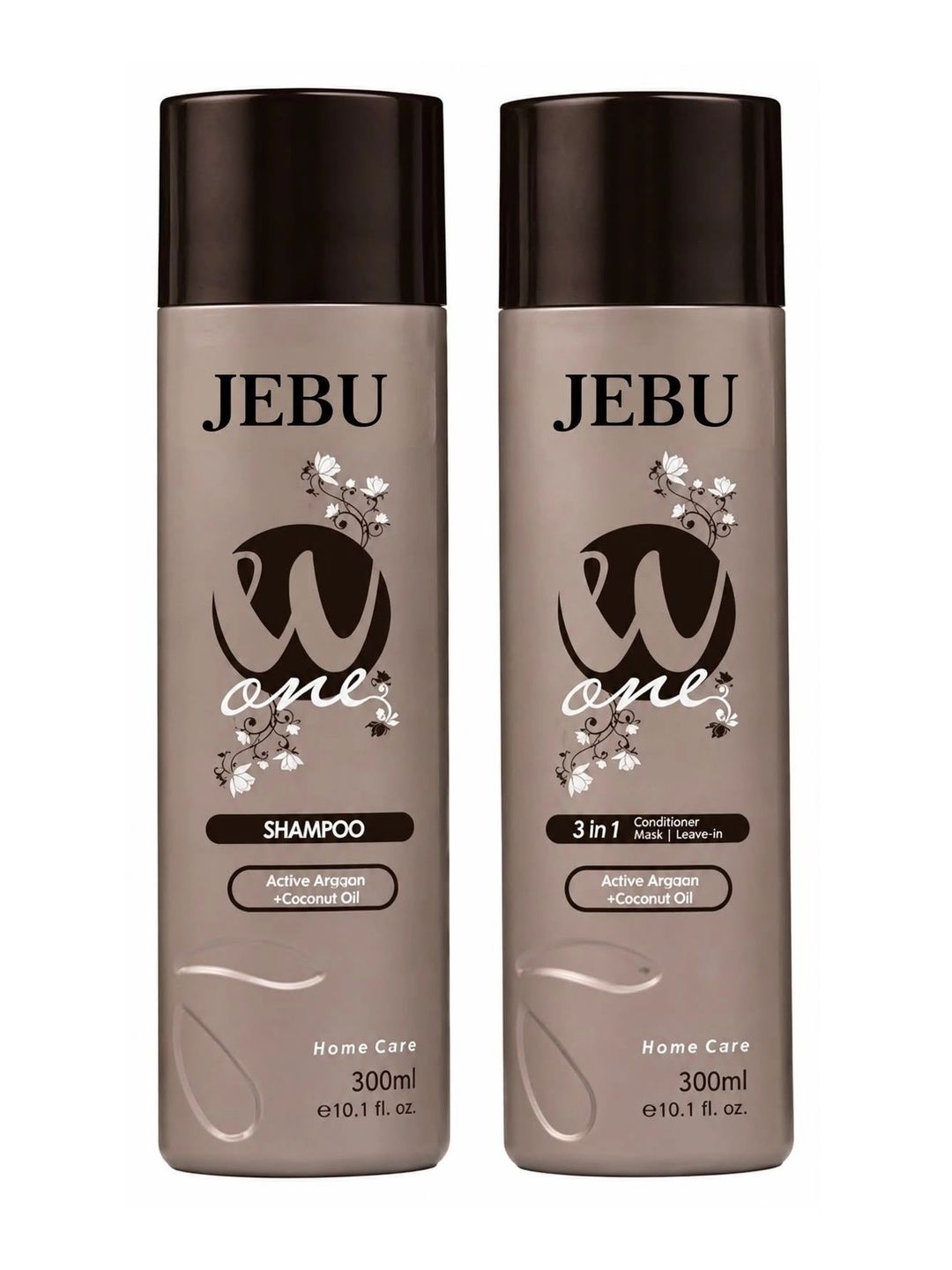 JEBU Set Of 2 One Active Shampoo With Argan & Coconut Oil - 300 ml Each-image-20