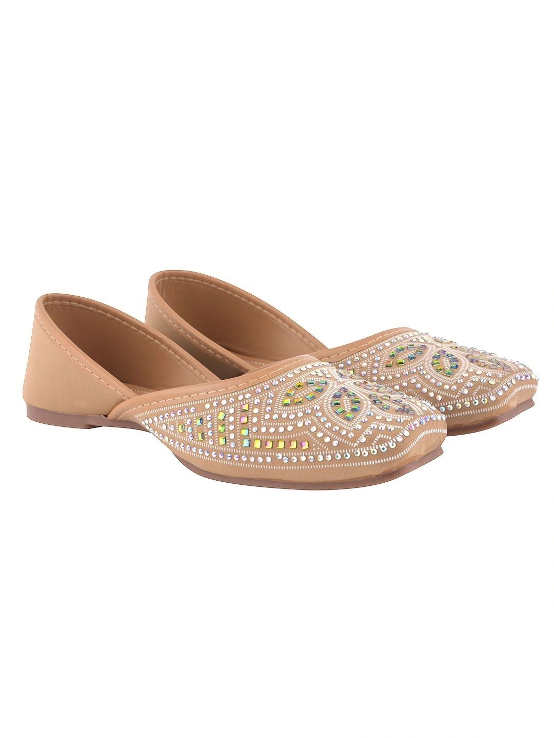 Shoetopia Girls Embellished Square Toe Slip-On Ballerinas-picture-20