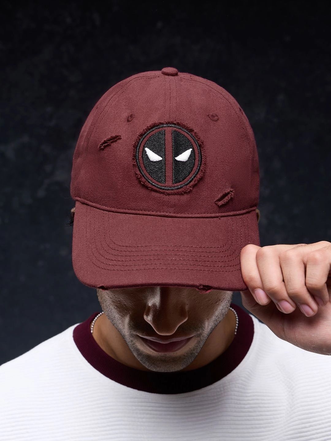 The Souled Store Unisex Embroidered Snapback Cap-picture-19
