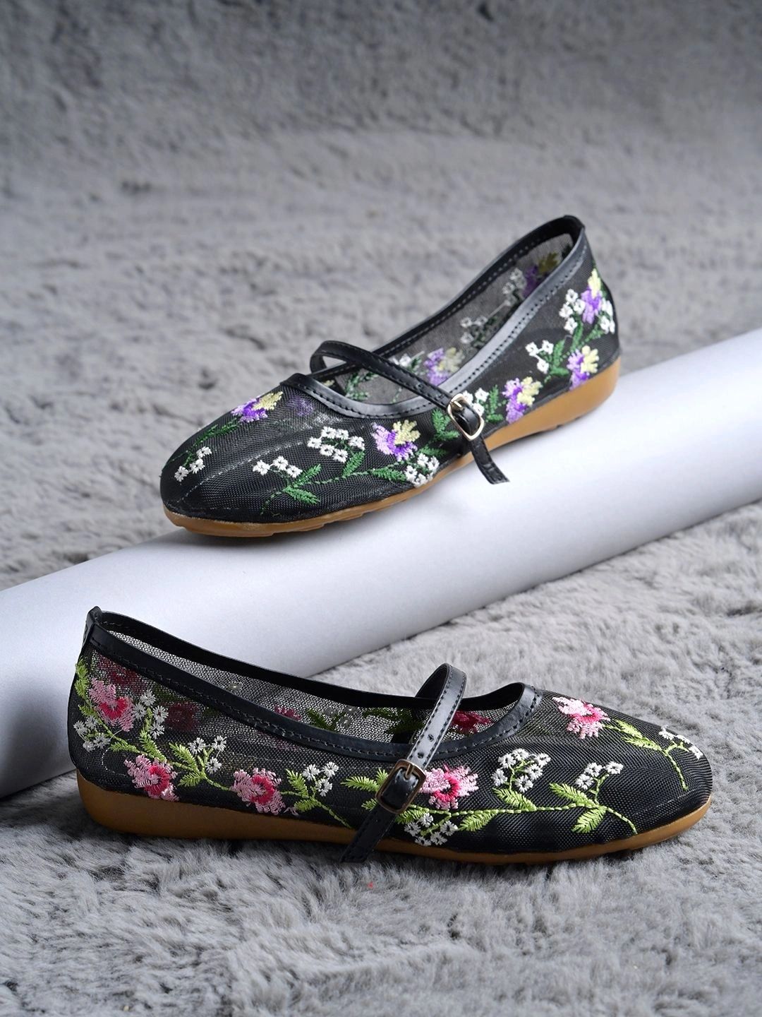 Shoetopia Girls Embroidered Casual Ballerinas-picture-32