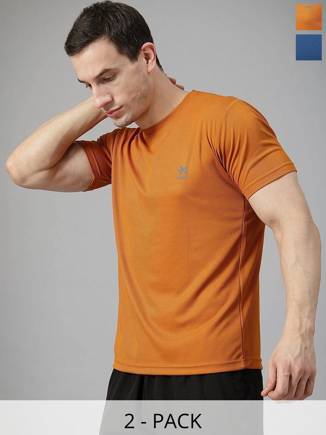 HRX by Hrithik Roshan Men Brand Logo 2 T-shirt-picture-38