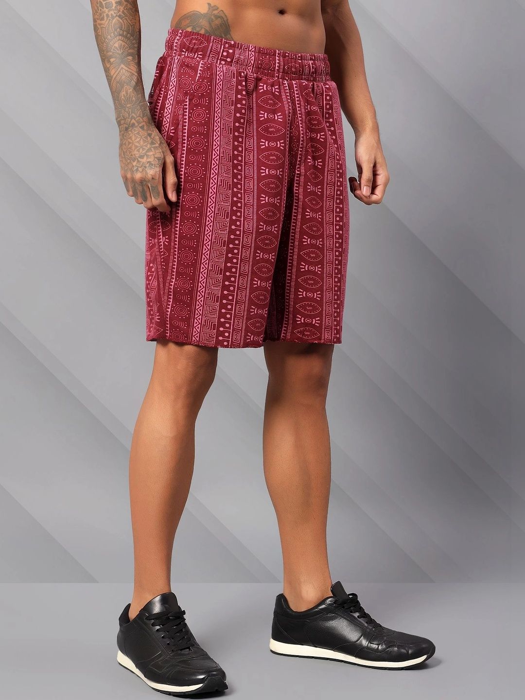 AKTIO Men Printed Lounge Shorts-picture-39