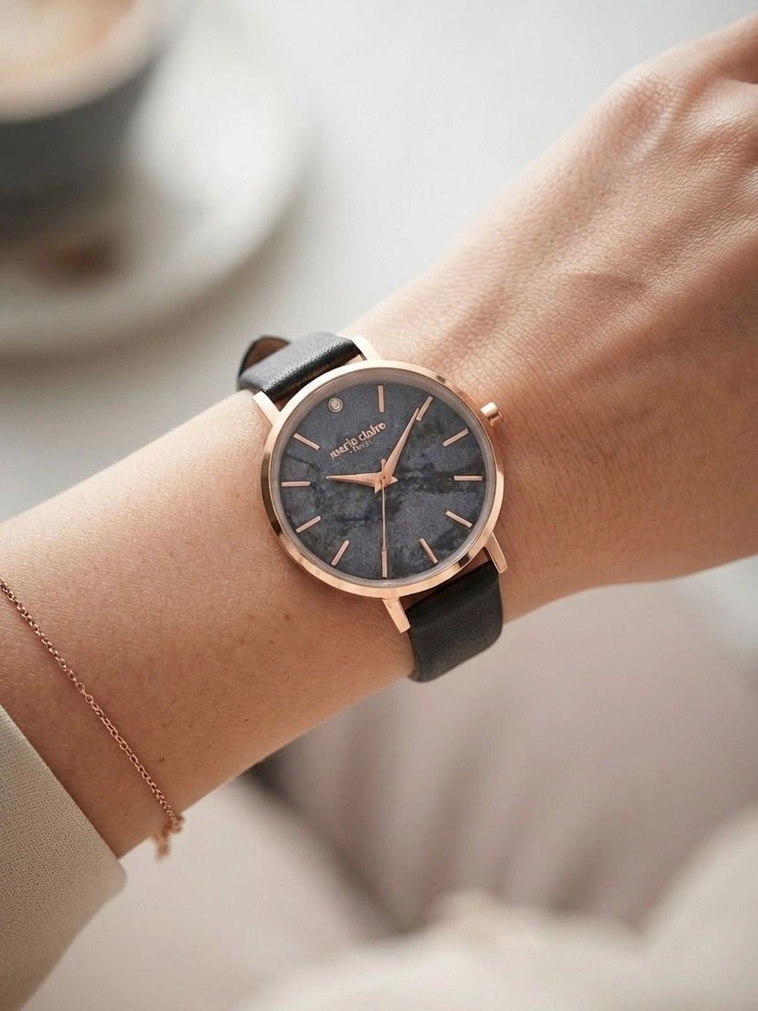 Marie Claire Women Brass Dial & Straps Analogue Watch MC-SG26-11A-picture-0