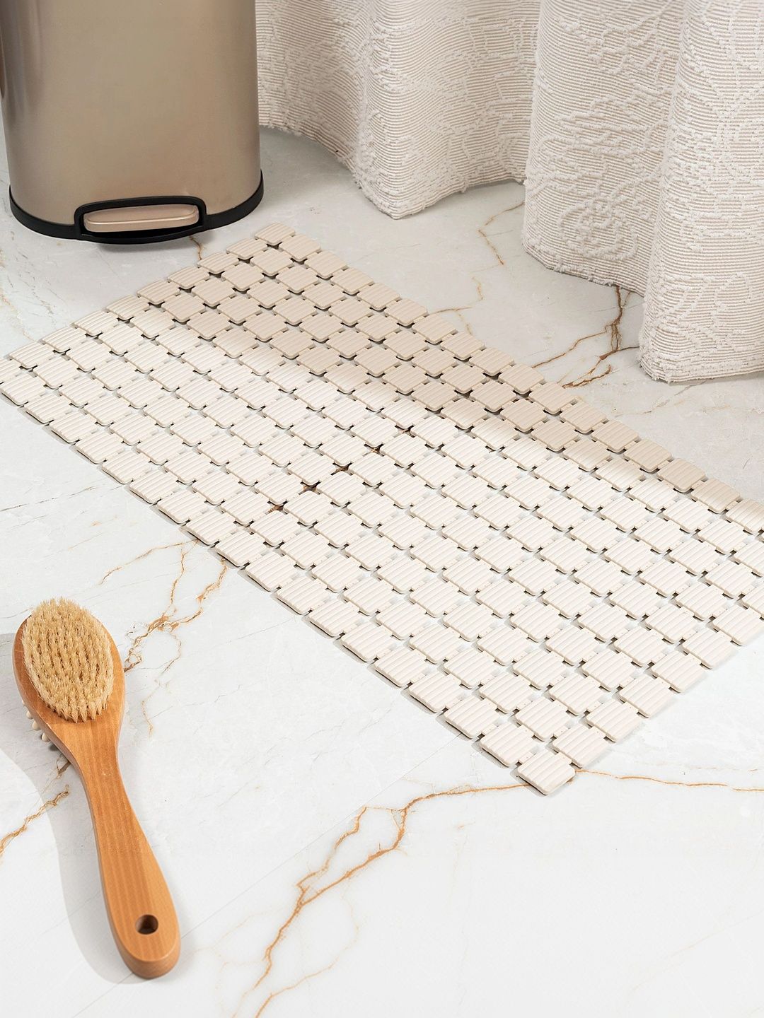 Pano Beige Anti-Skid Bath Rugs-image-40
