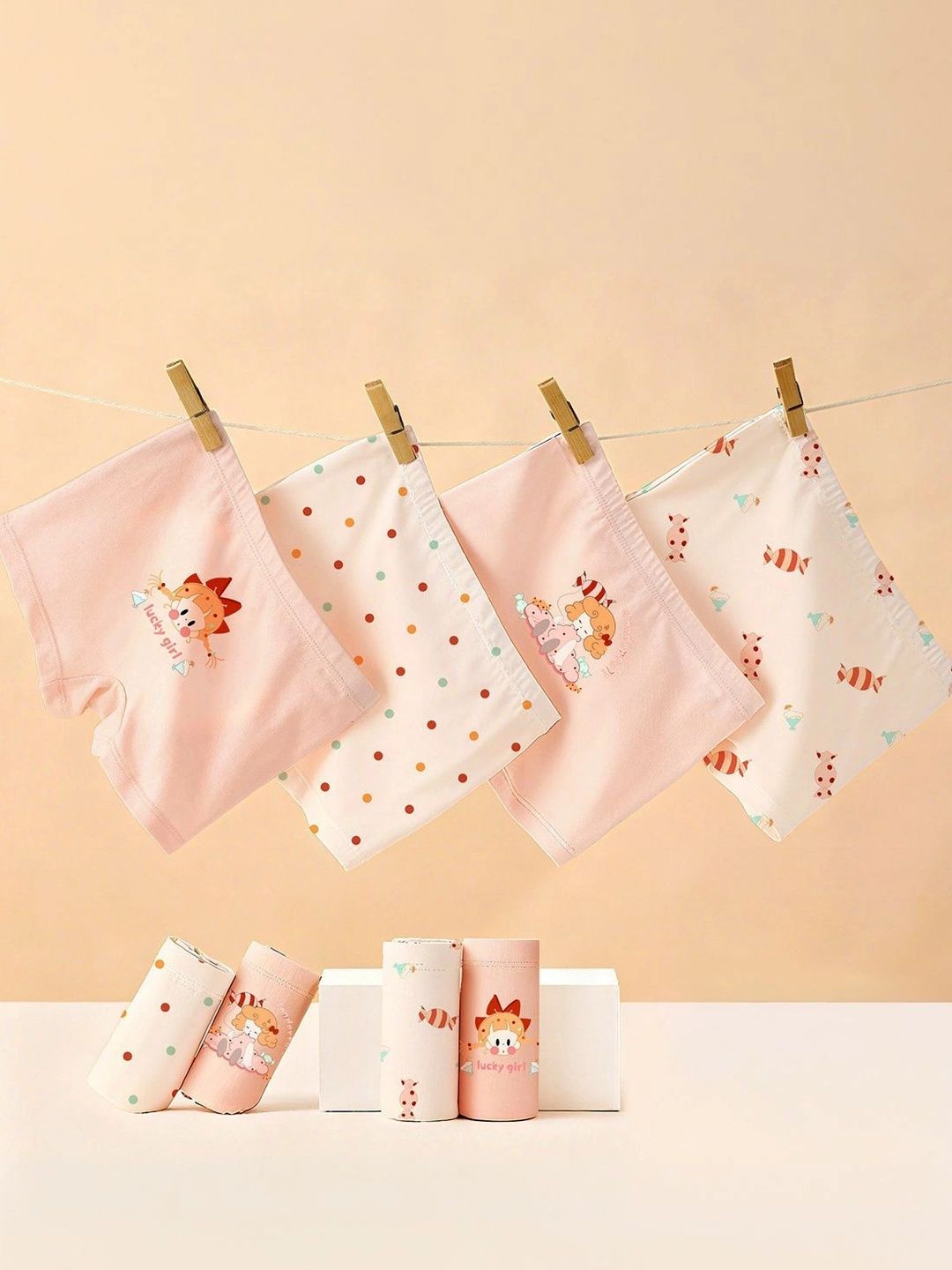 FOREVER FRIDAY Girls Printed Cotton Boy Shorts-picture-27