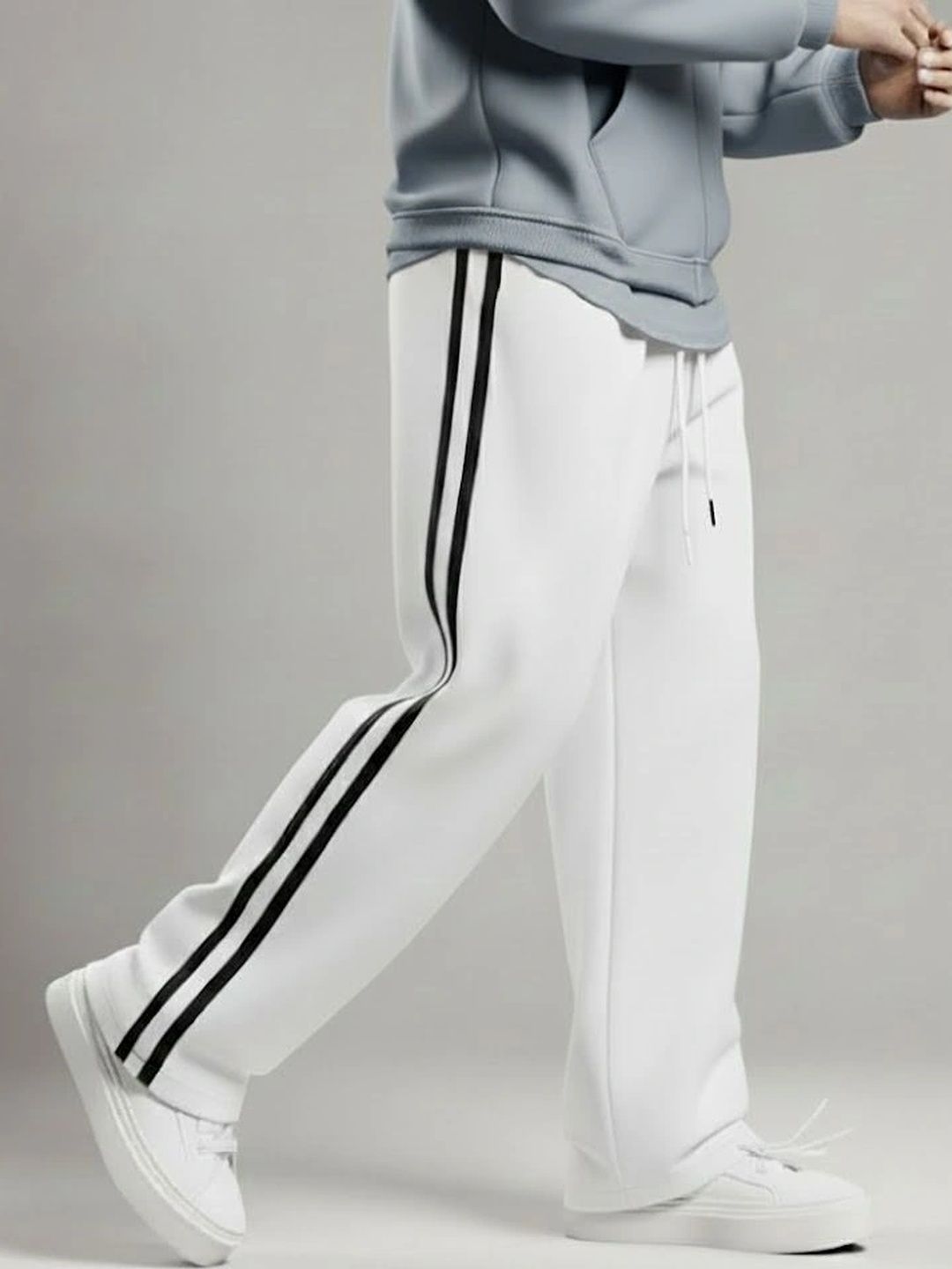 dockstreet Men Regular Fit Striped Joggers-picture-15